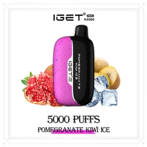 Pomegranate Kiwi Ice- IGET Moon 5000 Puffs